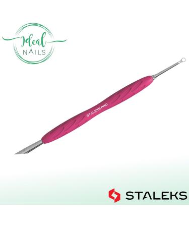 STALEKS UNIQ PQ-11/2 Double Manicure Instrument with Silicone Grip (Ring + Hoof Sticks) - Buy Online on GoSupps.com