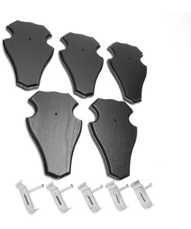 Roebuck Board Oak 1 - Set of 5 Dark Cutting Boards with Metal Clamps | Premium Quality for Home Chefs - Buy Online on GoSupps.com