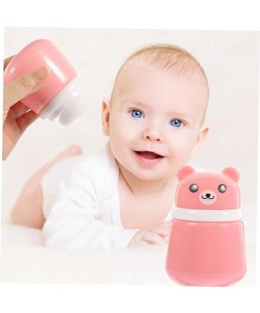 Minkissy 9 Pcs Powder Puff Box Set | Baby Body Powder Puff Travel Dispenser | Infant Talcum Powder Bottles | Pink Sponge | Powder Storage Bottle - Buy Online on GoSupps.com