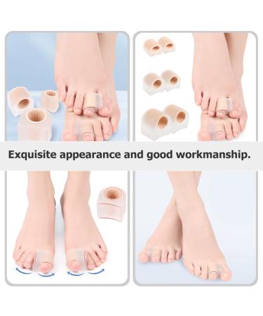 Gatuida Silicone Toe Separator + Bunion Corrector 2 Pairs - Thumb Splint Included | Overlapping Toe Relief | 3.6x3.5cm - Buy Online on GoSupps.com