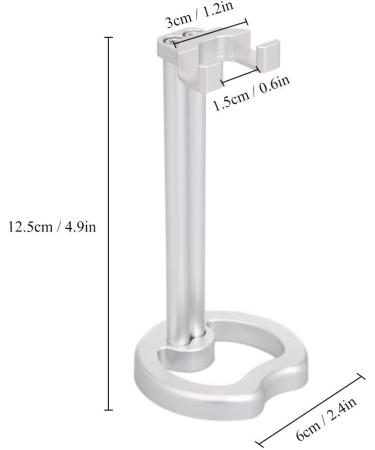 Men Razor Holder Metal Shaving Razor Stand Safety Razor Holder Male Shaver Stand Shaving Tool - Buy Online on GoSupps.com