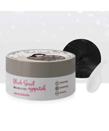 Black Snail Eye Gel Patches Moisturize & Reduce Wrinkle Elastic Skin with Gold and Collagen 30 Pairs