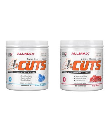 ALLMAX Nutrition ACUTS - Amino Acid Powder Supplement with Taurine & AMINOCUTS (A:CUTS) - Weight-Management BCAA (L-Carnitine + Taurine + Green Coffee) - Goji Berry - 252 Gram - 36 Servings