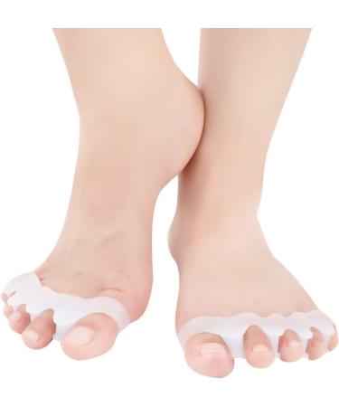 Xwanli 2 Pairs Silicone Hallux Valgus Toe Separators - Friction Protection & Foot Bandage for Optimal Comfort - Buy Online on GoSupps.com