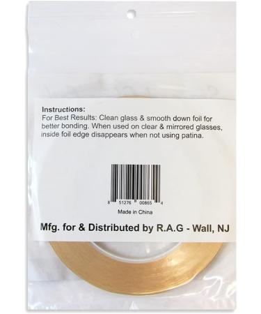 1/4 Copper Foil with Silver Backing - 1.25 Mil Thick Stained Glass - Buy Online on GoSupps.com