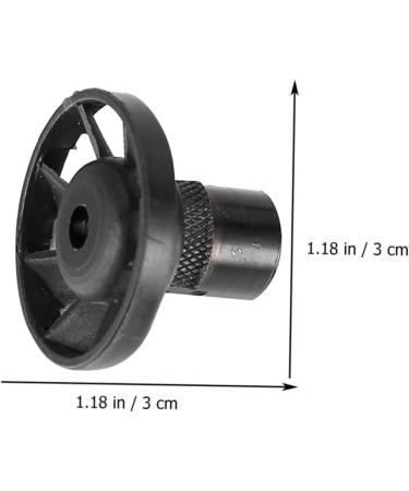 Didiseaon 2pcs Electric Grinding Chuck Grinding Dust Blowing Tool Electric Grinding Dust Cleaning Tool Fan Nut 3x3cm Black - Buy Online on GoSupps.com