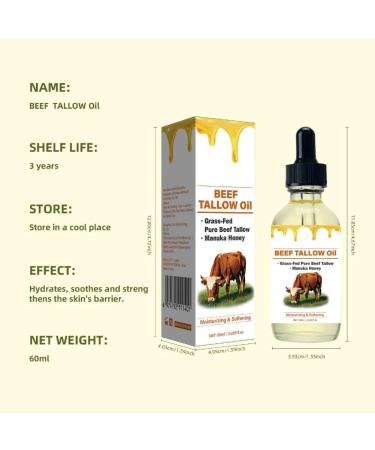 3PCS Beef Tallow Serum Moisturizing Repair Brighten Hydrating Face Anti Aging Dark Spot Barrier Essence Remover Shrink Pore Whitening - Buy Online on GoSupps.com