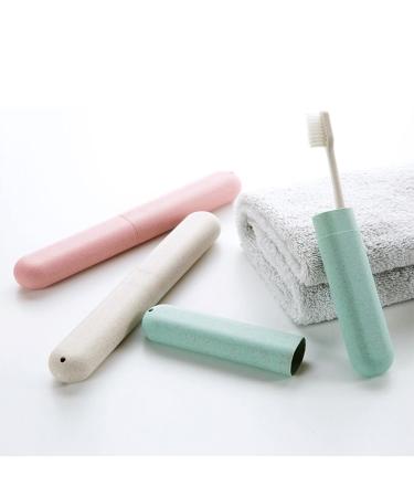 Jinwori 5-Piece Portable Toothbrush Set | Travel Toothbrush with Ventilation & Cover for Home & Travel - Buy Online on GoSupps.com