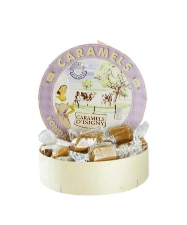 Caramels d'Isigny Caramels d'Isigny - Caramels fondant salted butter - Camembert box of 75 g - Producs-Normandie