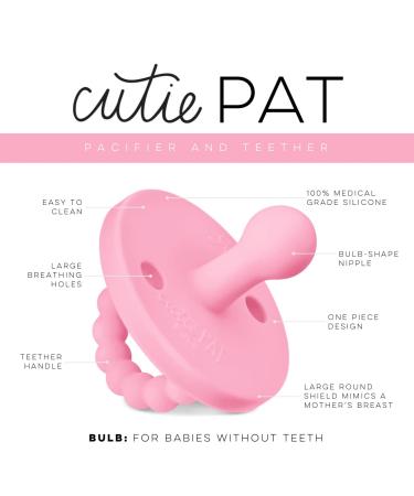 Ryan & Rose Cutie PAT Pacifier Teether - Bulb Taffy | Top Quality Teething Solution - Buy Online on GoSupps.com