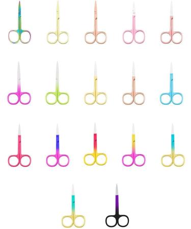IOIUSKKU 10 Set of Nail Cuticle Nippers Stainless Steel Scissors Electroplating Convenient Trimming Tool Nose Hair Tweezer Plated Rose Gold Plated Rose Gold 10Set - Buy Online on GoSupps.com