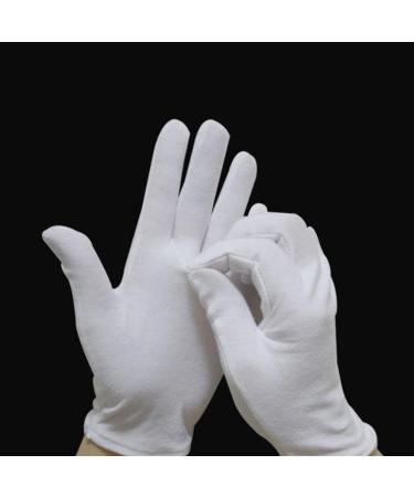 PATKAW 12 Pairs Moisturizing Overnight Gloves Working Cotton Gloves White Cotton Gloves for Dry Hands - Buy Online on GoSupps.com