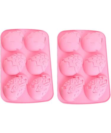 NAMOARLY 2pcs Easter Egg Pastry Chocolate Candy Mold Ice Cube Mould Silicone Cake Molds Embossed DIY Sugar Mold Egg Dessert Baking Bunny Ice Cube Mold Fondant Cake Mould Biscuit Pudding - Buy Online on GoSupps.com