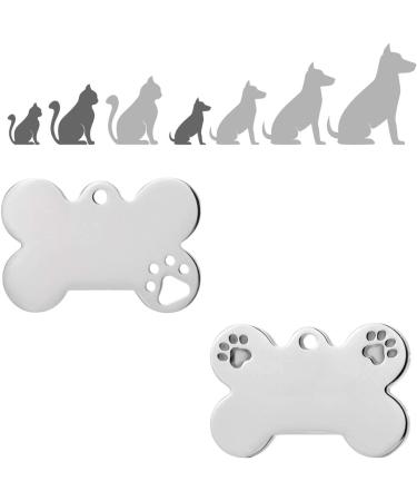 Personalized Bone-Shaped Pendants for Dogs & Cats - Custom Engraved Collars by Ibera Gifts - Buy Online on GoSupps.com
