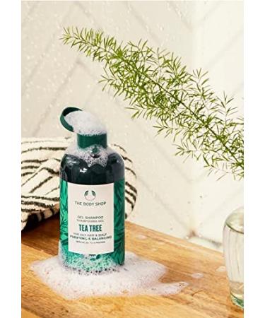 The Body Shop Tea Tree Purifying Shampoo 8.4 Fl Oz - Vegan Formula for Oily Hair & Scalp | Pack of 1 - Buy Online on GoSupps.com