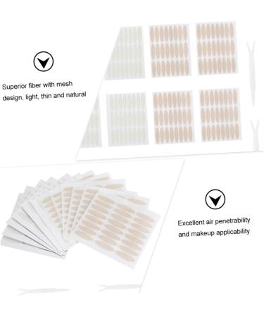 Didiseaon 3pcs Stickers Invisible Eyelid Sticker Eyelid Sticker Tape Double Eyelid Sticker Mesh Y-shaped Fork mediumx3pcs - Buy Online on GoSupps.com