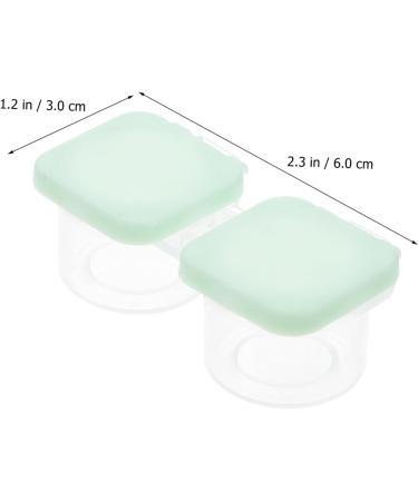 SOLUSTRE Contact Lens Container Tool Set - Multipurpose Travel Care Supplies - Green Box (6x3x3cm) for International Shipping - Buy Online on GoSupps.com