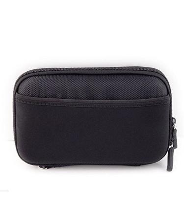 Nylon Hard Shell James Diabetes Compact Case for Glucose Meter Test Strips Lancing Device. (Black)