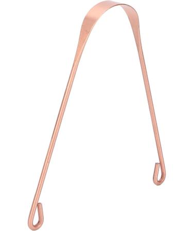 Pure Copper Tongue Scraper - Superior Oral Hygiene Bad Breath Solution U-Shaped Design Durable & Easy to Clean - Buy Online on GoSupps.com