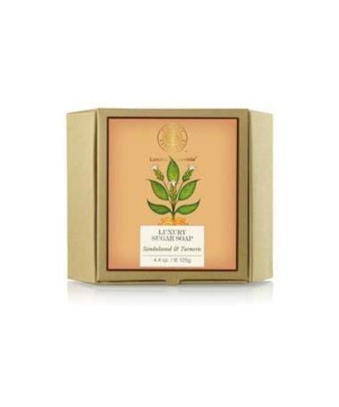 Buy Forest Essentials Luxury Sugar Soap Sandalwood & Turmeric - 125g | Best Natural Skincare for Glowing Skin - International Shipping Available - Buy Online on GoSupps.com