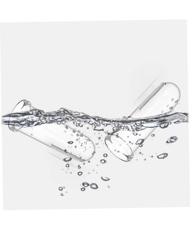 Frcolor 10 Sets Finger Brush for Toddler Teeth Baby Toothbrush & Travel Finger Toothbrush for Children 1 Pack Transparent - Buy Online on GoSupps.com