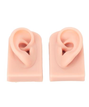 Buy Flexible Piercing Practice Ear Model - 1 Pair Soft Silicone for Doctors & Hospitals (Light Skin Color) - International Shipping Available - Buy Online on GoSupps.com