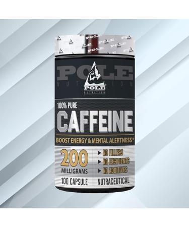 Caffeine Capsules for Energy & Focus | 200mg | 100 Count | Boost Endurance | International Shipping - Buy Online on GoSupps.com