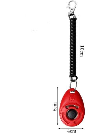 pengxiaomei 4 Pcs Dog Training Clicker Pet Training Clickers Set with Wrist Strap for Train Dog Cat Bird or Other Pets - Buy Online on GoSupps.com