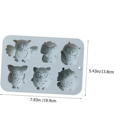 Ciieeo 4 Pcs Baking Cake Mold Silicone Molds Roasting Pan Baking Tray Resin Creative Baking Mold Tool Candy 19.9x13.8cmx2pcs Bluex2pcs - Buy Online on GoSupps.com