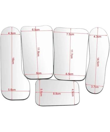 5 Piece Intraoral Mirror Set - Professional Orthodontic Photography | Dual-Sided Reflector for Clinical Dentists | High-Quality Dental Occlusal Mirrors - Buy Online on GoSupps.com