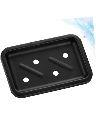 Ciieeo Bathroom Soap Holder Bathroom Soap Organizer Lipstick Case Soap Dish Holder Heart Shaped Rug Wall Soap Dish Soapdish Suction Cup Soap Holder Soap Rack Drain Rack Space Aluminum Black 12.6x8.4x3cm - Buy Online on GoSupps.com