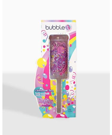 Bubble T Cosmetics Confetea Rainbow Tea Bath Confetti Push Pop, Packed with Fresh Scents of Different Berries with a Twist of Tea Notes - 1 x 25g