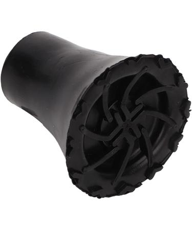 Walking Cane Tip Great Traction Thicken Rubber Walking Crutch Tips Prevent Slip Keep Balance for Foldable Canes (Black) - Buy Online on GoSupps.com