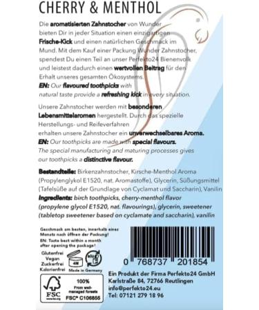 Wondered Toothpick Start Pack - 4 Flavored Vegan Toothpicks for Fresh Breath | Plastic-Free Chewing Gum for Smoking Cessation - Buy Online on GoSupps.com