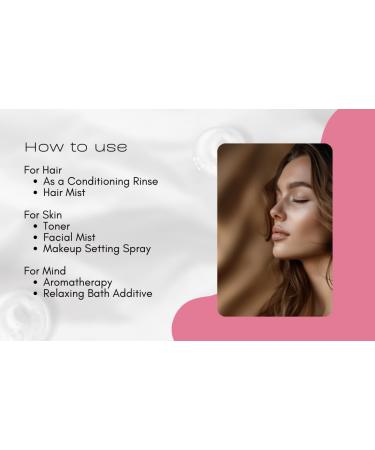 Premium Rose Water 8oz - Original Facial & Hair Mist for All-Day Hydration | International Shipping Available - Buy Online on GoSupps.com