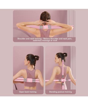 Yoga Sticks for Posture Correction - 2Pcs Gray Exercise Tool for Humpback Correction and Stretching at Home - Buy Online on GoSupps.com