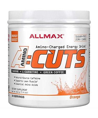 ALLMAX Nutrition ACUTS Amino-Charged Energy Drink Orange 7.4 oz (210 g)