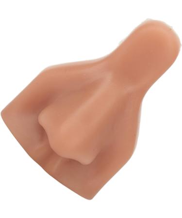 3D Flexible Silicone Nose Model Flexible Fake Nose Practice Model for Piercing Practice Jewelry Display (Dark Skin Color) - Buy Online on GoSupps.com