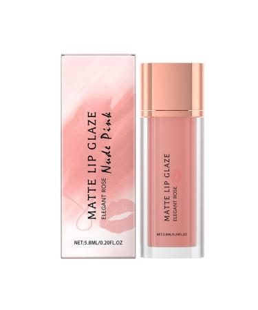 Brillant L vres Mat Rouge L vres Confortable Longue Dur e Couleur L g re et Non Collante for Un Maquillage Lumineux et Confiant(Nude Pink 1pcs) Nude Pink 1pcs