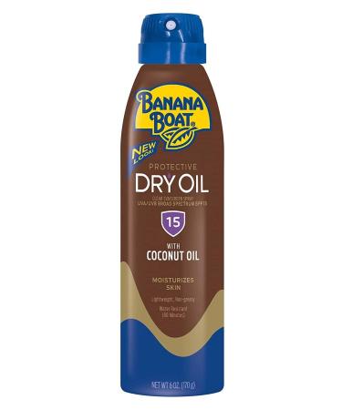 Banana Boat Protective Dry Tanning Oil Ultra Mist SPF 15 6-Ounce Bottles (Pack of 3) - Buy Online on GoSupps.com