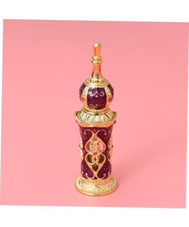 Angoily Glass Anointing Perfume Antique Essential Oil Bottle Floral Essential Oil Liquid Oil Roller Container Crystal Decor Containers Vintage Terrariums Gold Lecythus Middle East Travel - Buy Online on GoSupps.com