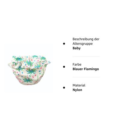 Shop Adorable Reusable Baby Swimming Trousers | Blue Flamingo Swimming Diaper for Toddlers (0-4 Years XL-36-4lb/3-4 Years) - Buy Online on GoSupps.com