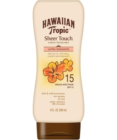 Hawaiian Tropic Sheer Touch SPF 15 Lotion 8oz (3 Pack) - Sun Protection Bundle - Buy Online on GoSupps.com