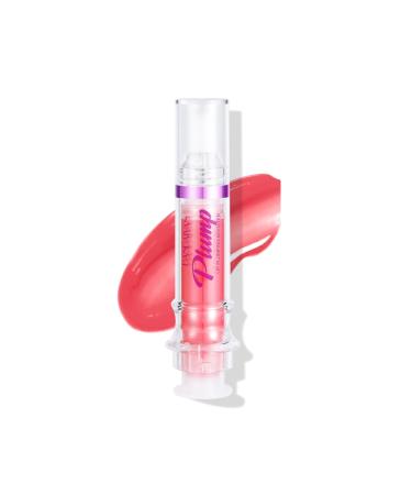 Plumping Lip Oil With Chili Extract - Clear Pink Instant Plumper Lip Gloss Hydrating & Nourishing Tinted Lip Balm Liquid Lipstick for Lip Plumper Gloss Day & Night Moisturizing Repair Lip Oil (04#)