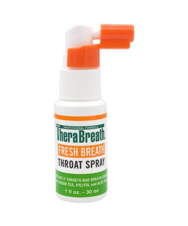 TheraBreath Fresh Breath Throat Spray - 1 fl oz (30 ml) for Instant Freshness - Buy Online on GoSupps.com