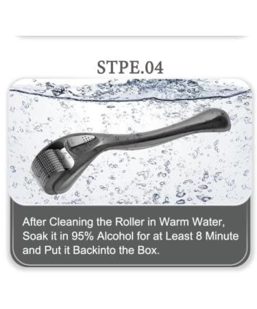 Beard Roller 0.5mm - Derma Roller for Beard Growth & Skin Care | Micro Needle Roller for Men & Women - Buy Online on GoSupps.com