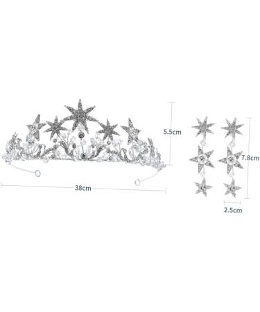 New Year Headband Bridal Crowns Tiaras Gold Star Headbands Wedding Star Headbands for Women Princess Tiara Women Rhineshtone Headband Diamond Rhinestone Tiara Bridesmaid Ryan Hair - Buy Online on GoSupps.com