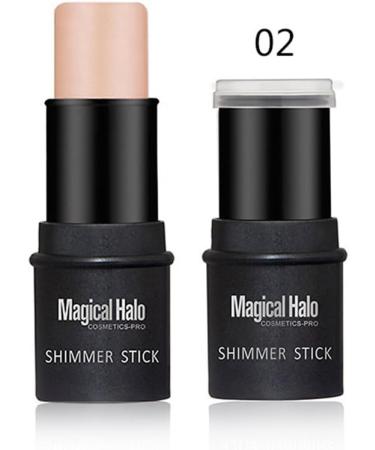 FILFEEL Highlighter Stick Highlight Powder Shade Contour Makeup Foundation Stick(2) - Buy Online on GoSupps.com