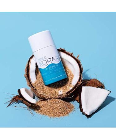 Kopari Aluminum-Free Coconut Oil Deodorant | Beach Scent | Vegan, Gluten-Free, Cruelty-Free | Odor Protection for Men & Women - Buy Online on GoSupps.com