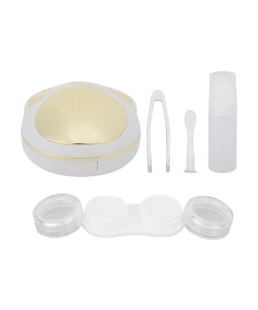 Cartoon Style Travel Contact Lens Case Plastic Contact Lens Case Mirror Appearance Safe Disposable Protection